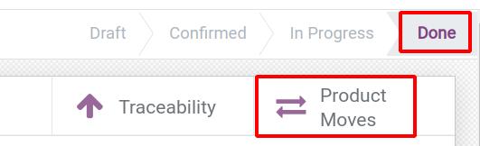 Tracking the product moves